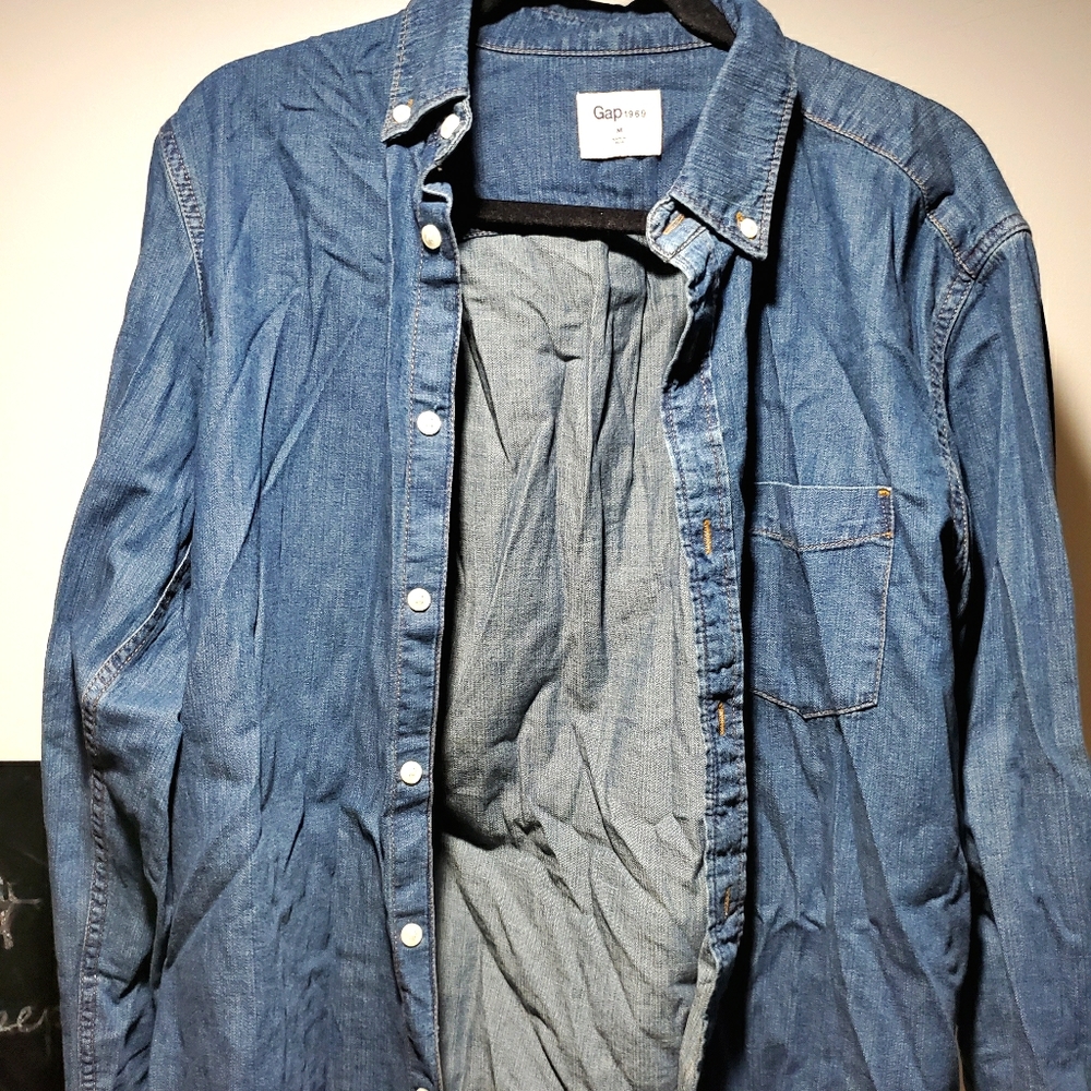 GAP Denim Button Down - Medium